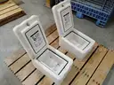 Two FireKing MV1000 MediaVault Fire Resistant Safes
