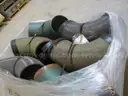 3 Pallet lot of Misc Elbows, Flanges, Caps and More 10&#x22; and  8&#x22;