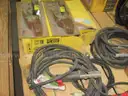 1 Pallet Lot of Misc Welding  Items:  Arc Welders, Stud Welders, Cables + More