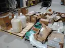 Four Pallet Lot of Nalgene Bottles & Plastic Bags