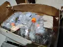 Four Pallet Lot of Nalgene Bottles & Plastic Bags