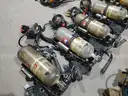 Two Pallet Lot of 14 ea Scott SCBA Air Packs