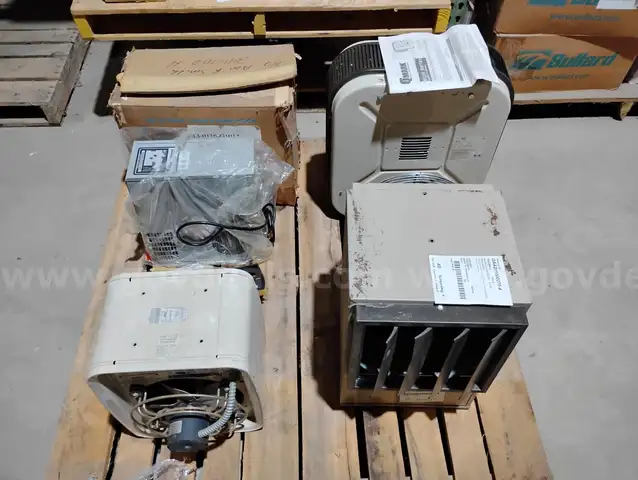 Lot of 3 ea Heater Units and 1 ea A/C unit