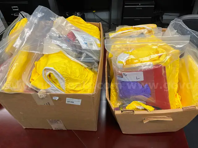 Two Boxes of Assorted Bio-Hazard kits
