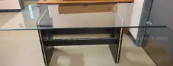 Glass top desk or table