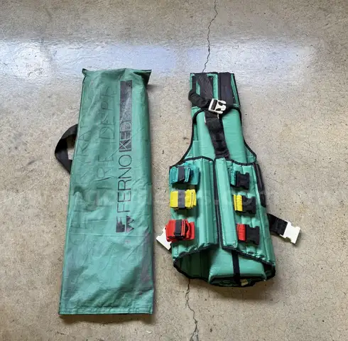 KED Spinal Immobilization Device & two Laerdal Baxstrap Backboards