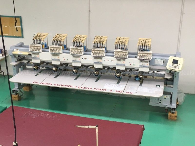 にこうめさん専用 BayBeeのembroidery Barudan 6-Head Embroidery Machine | GovDeals