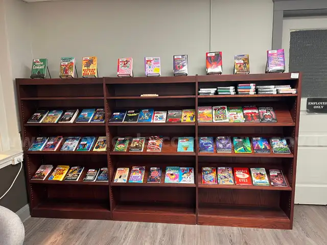 Dark Wood Bookshelves