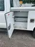 2015 Ford F350 4X4 Gas, W/8 ft Svc body, pull out bed slide, Cab protector, Go Lights, Amber Strobe, Speaker &#x26; Hyrail