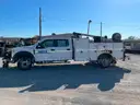 Unit 17803 - 2017 Ford F550 Gas 6.8L V10 dual rear wheels, 8 ft Svc body, Crane, hose reel, Amber Strobe &#x26; Hyrail