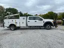 2017 Ford F550 Gas 6.8L V10 dual rear wheels, 8 ft Svc body, Crane, hose reel, Amber Strobe &#x26; Hyrail