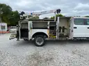 2017 Ford F550 Gas 6.8L V10 dual rear wheels, 8 ft Svc body, Crane, hose reel, Amber Strobe &#x26; Hyrail
