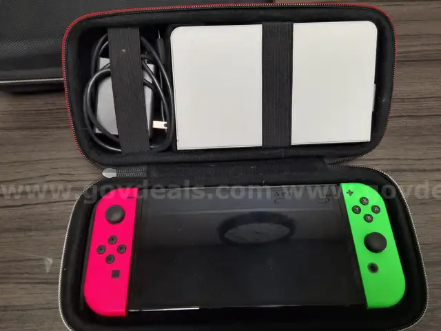 Nintendo Switch w/case and games