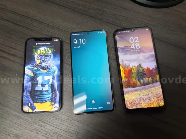 Lot of 3 Cell Phones