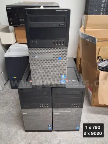Lot of 3 Dell Computers