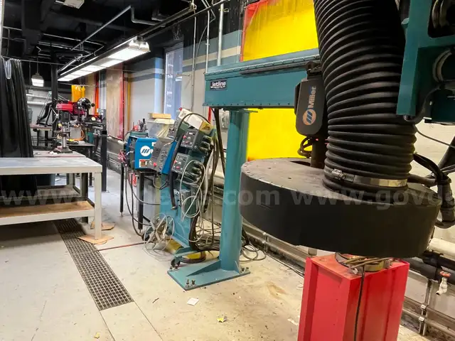 Miller Power Source Jetline Industries Gas Metal Arch Welder System