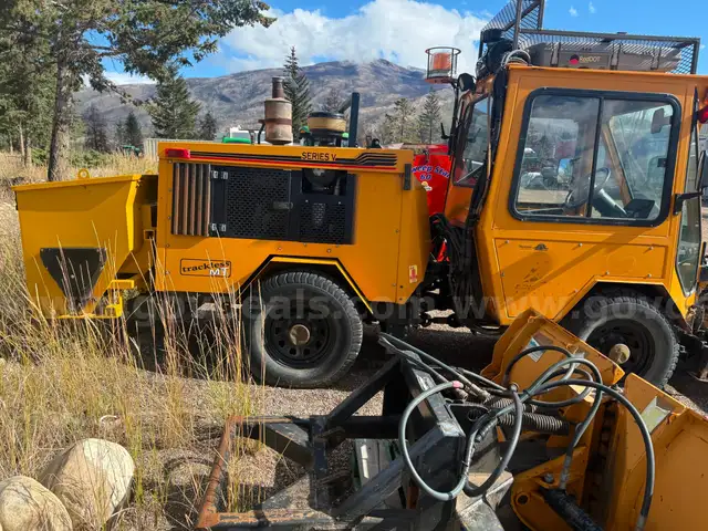 Trackless Tractor - Model MT5 - Diesel Engine - Includes Blade, Sweeper, Sander