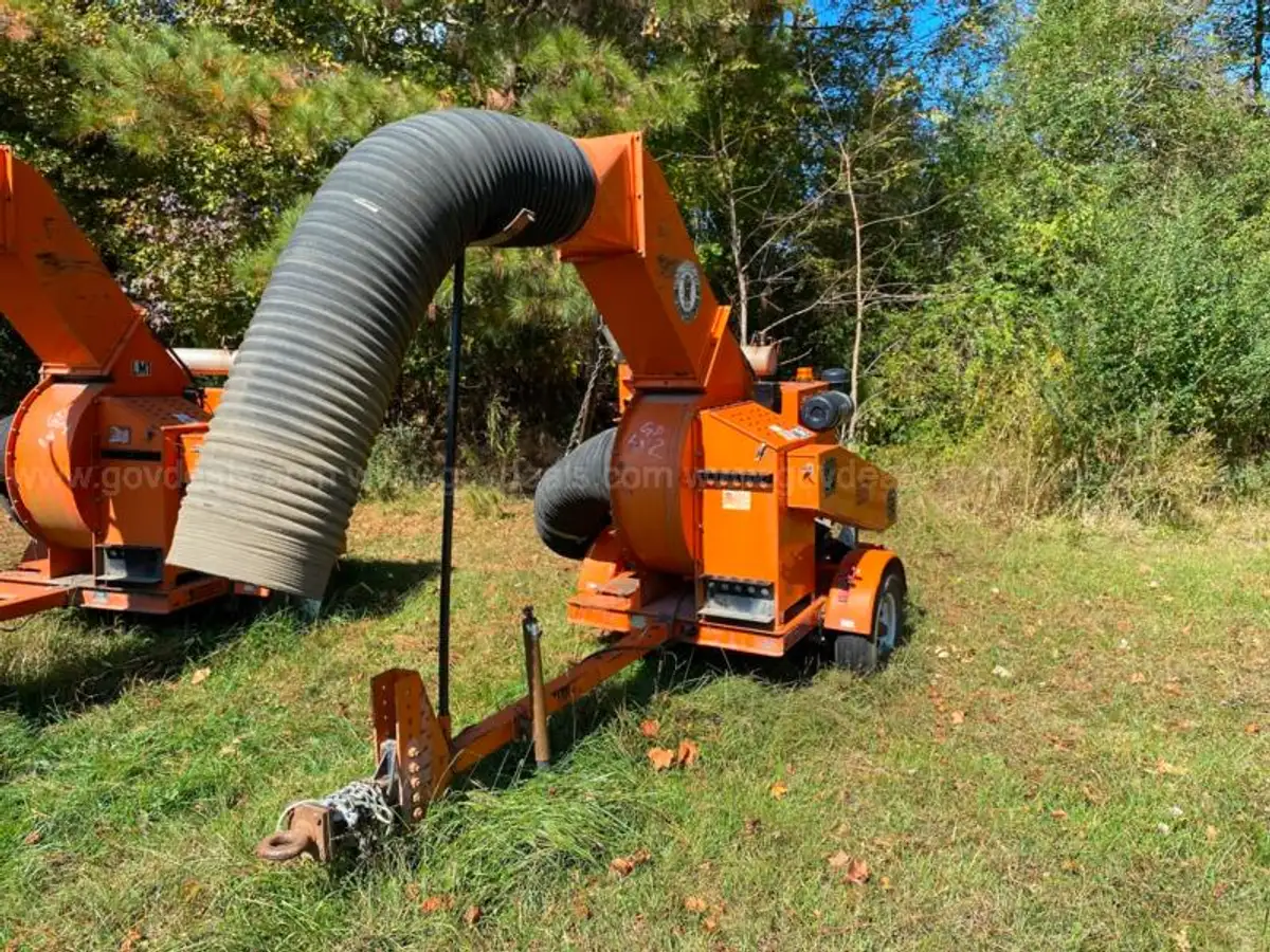 ODB Leaf Vac Trailer with John Deere Engine GovDeals