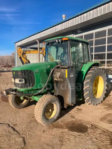 2003 John Deere 6320 Tractor with Alamo Mower Attachment