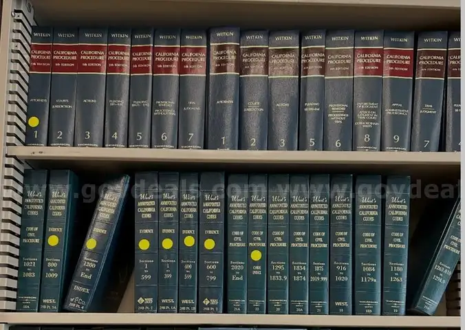 Lot of (290) California Law Books