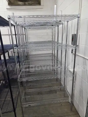 Set of 4 Chrome Shelves