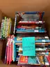 3 boxes of books
