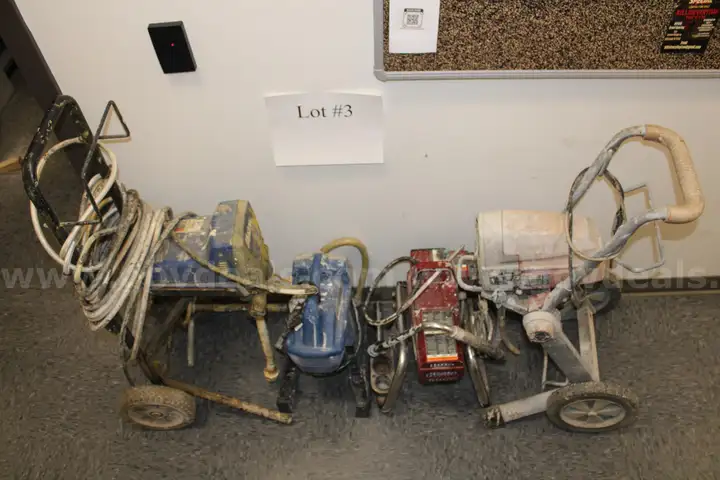 Multiple Used Paint Sprayers