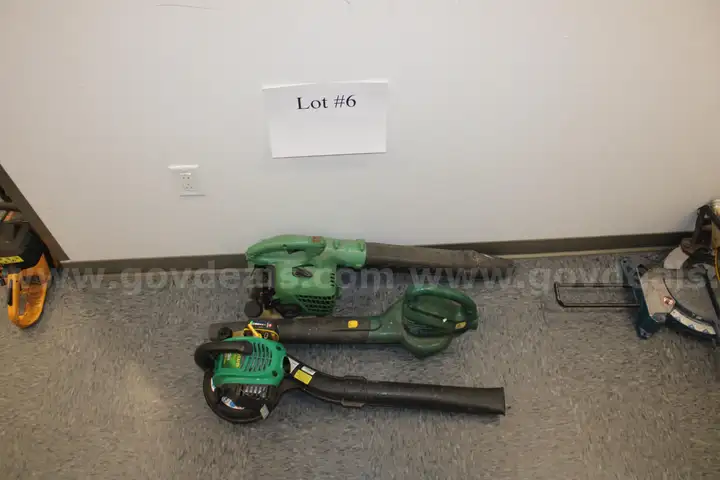 Multiple Used Leaf Blowers