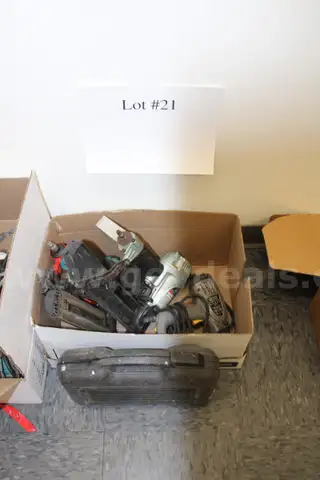 Multiple Used Nailers/Staplers