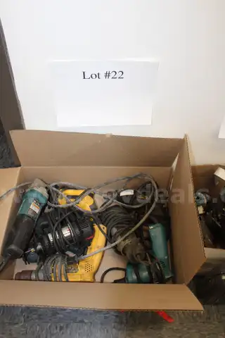 Multiple Used Electric Drills