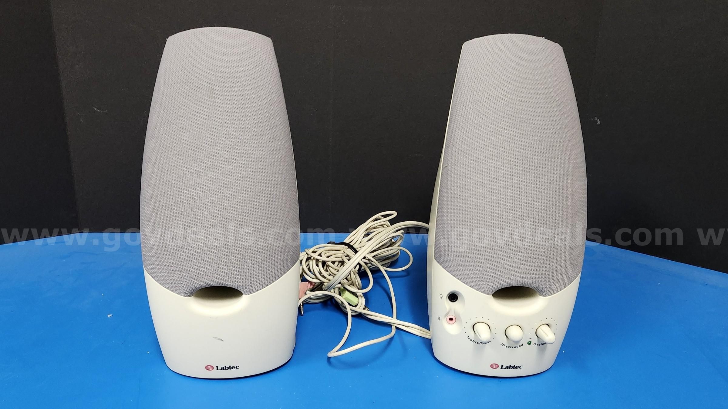 Hot labtec computer speakers with subwoofer Clearance