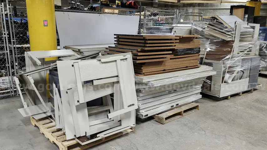 Lot of Twelve (12) Pallets of Office Workstation Furniture