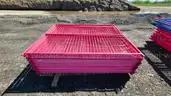 Lot of Eighty-Nine (89) Construction Fence Panels with Forty Four (44) Related Items