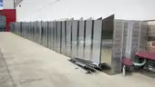Lot of Ten (10) Stainless Steel Lockers