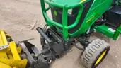 2016 John Deere 1025R Sub-Compact Riding Tractor w/ Snowblower, Loader and Broom