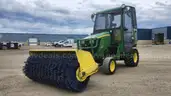 2016 John Deere 1025R Sub-Compact Riding Tractor w/ Snowblower, Loader and Broom