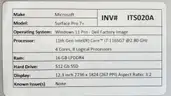 Laptop/Tablet: Microsoft Surface Pro 7+