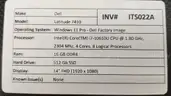 Laptop: Dell Latitude 7490