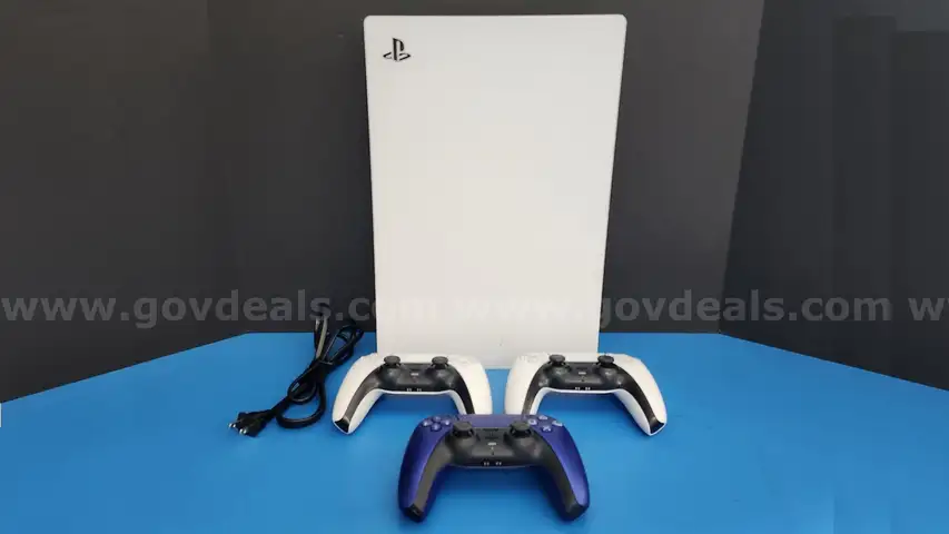 Sony PlayStation 5 with Three (3) Wireless Controllers
