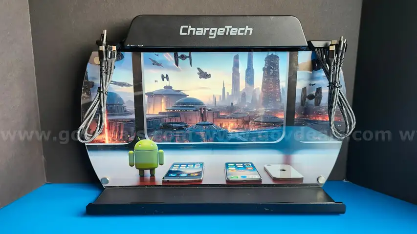ChargeTech Wall-Mount USB-C Charging Station