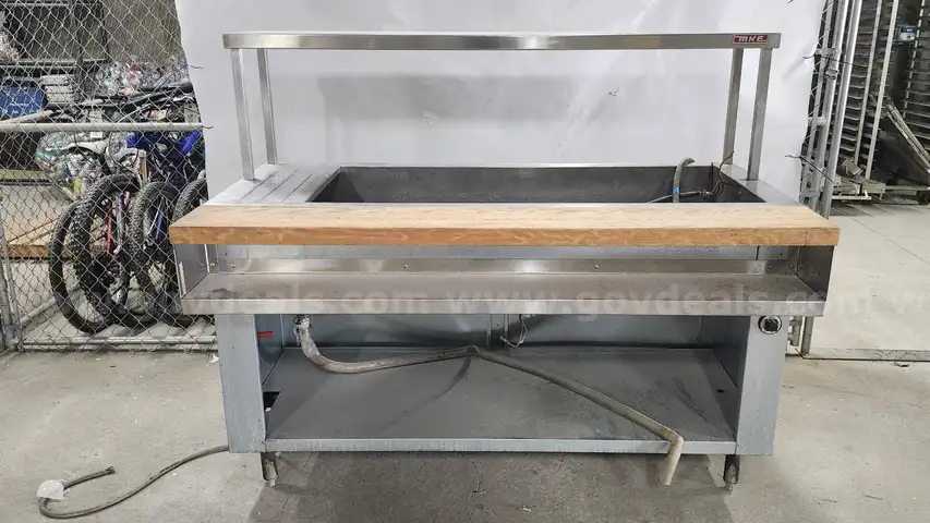 Commercial Stainless Steel Hot Food Table