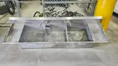 Commercial 3-Compartment Stainless Steel Sink