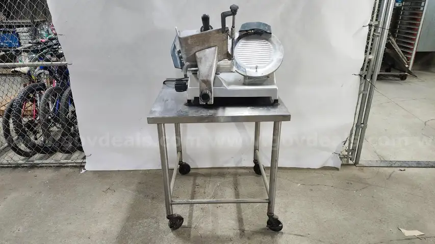 Meat Slicer with Table: Hobart EDGE12-1
