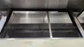 Commercial 3-Door Stainless Steel Sandwich / Salad Prep Refrigerator Cooler