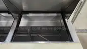 Commercial 3-Door Stainless Steel Sandwich / Salad Prep Refrigerator Cooler