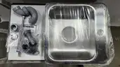 Commercial Stainless Steel Bar Sink: Kindred QSL1515/6/1