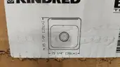 Commercial Stainless Steel Bar Sink: Kindred QSL1515/6/1