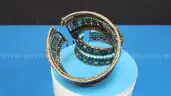 Lot of Two (2) Wire-Wrapped Cuff Bracelets