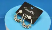 Earrings: Christian Dior (1 pair)
