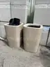 Cement trash can